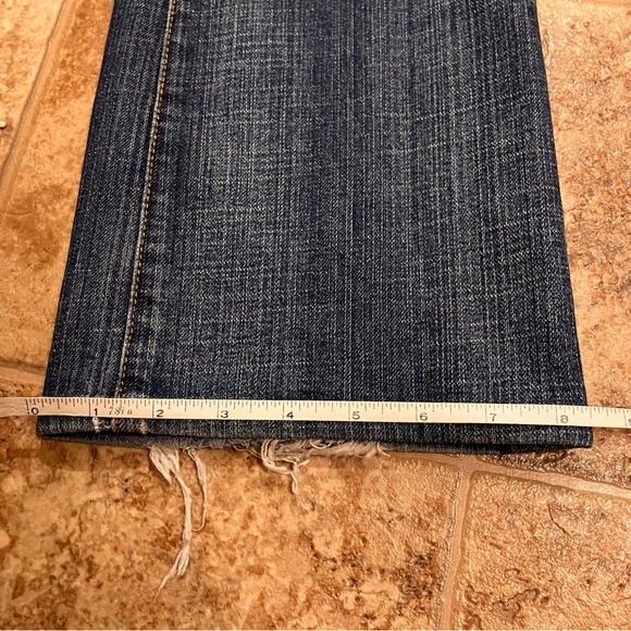 Seven7 Jeans Womens 6 Blue Bootcut Mid Rise Dark Wash Stretch Denim - Picture 14 of 16